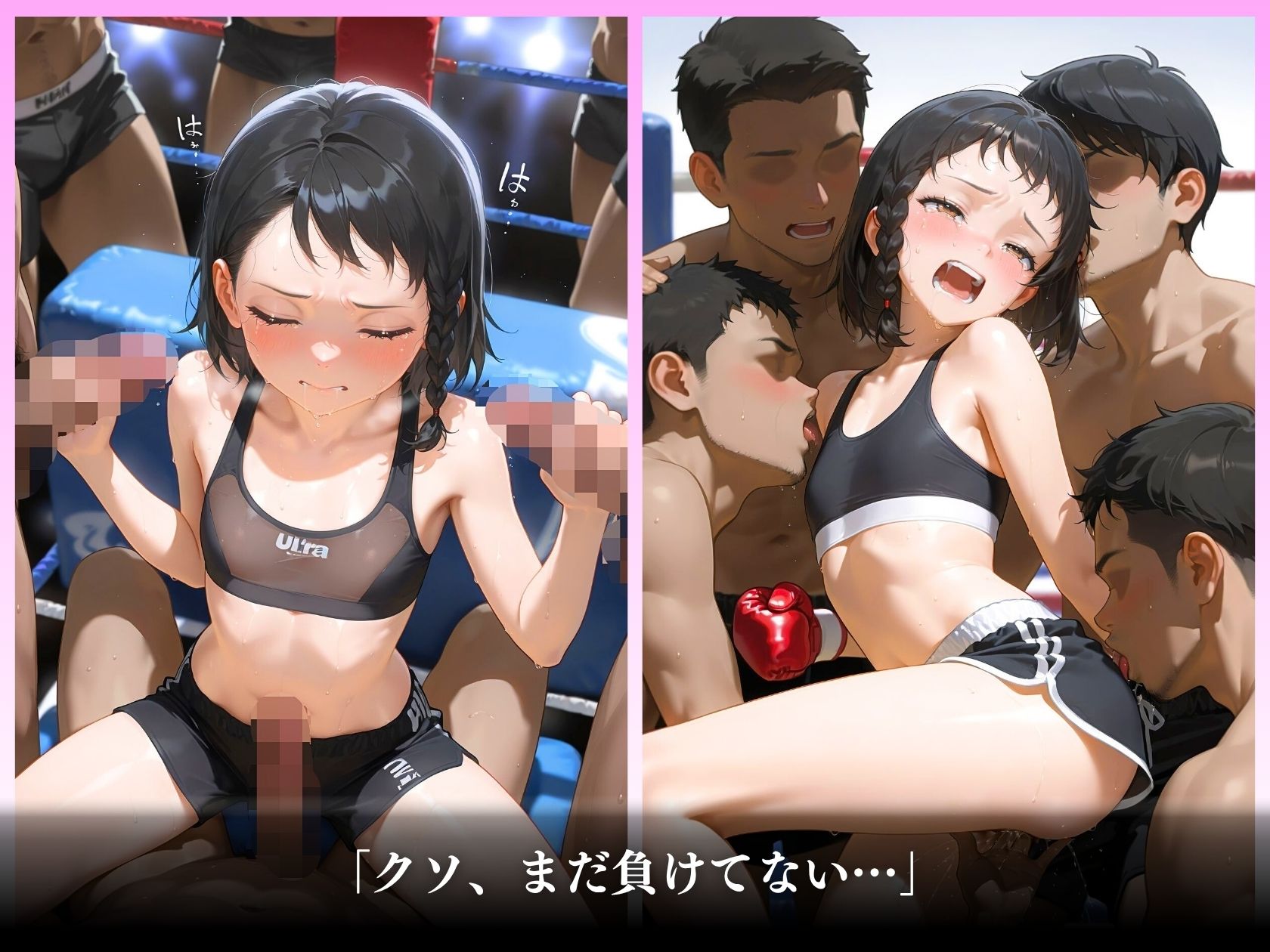 正義の拳完全敗北リングの上で拘束メス堕ち「まだ負けてないぃからぁん（ハート）」_5