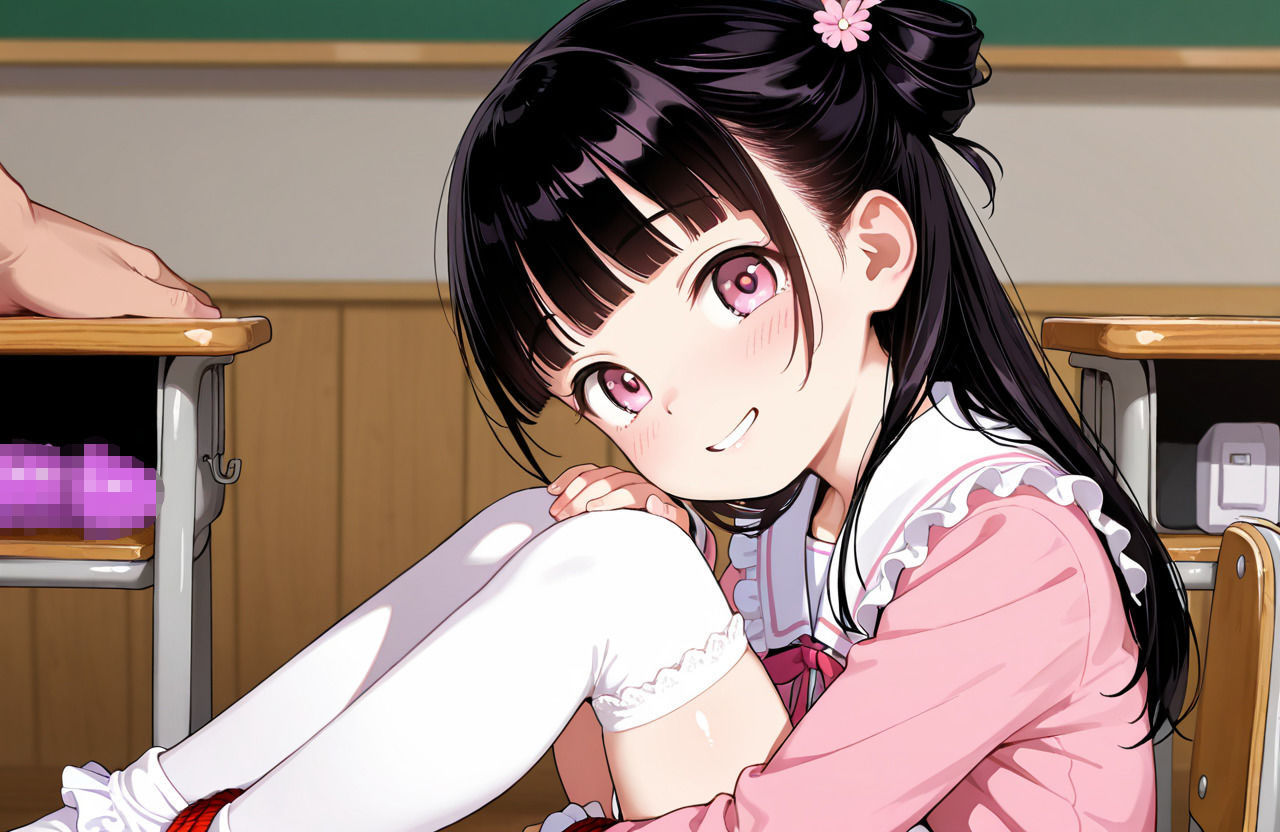 ロ◯っ子学園 メイドコスプレ_10