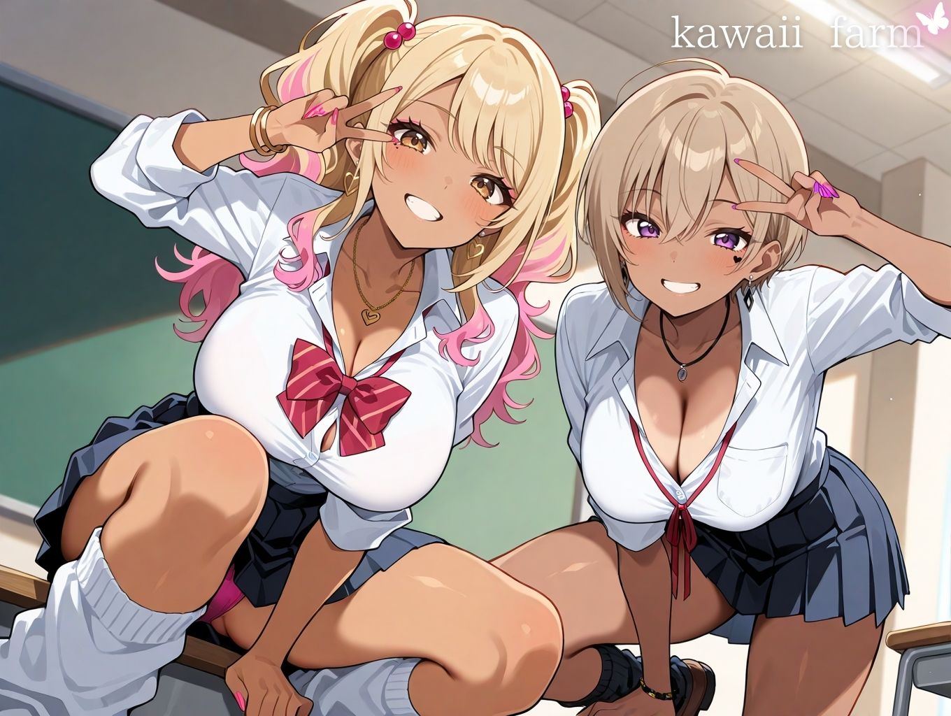 サンプル画像5:性欲まみれ 黒ギャル ver.2(かわいいファーム) [d_699026]