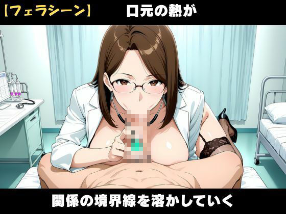 サンプル画像5:白衣のまま、許されない関係を重ねて(蜜熟サロン) [d_699039]