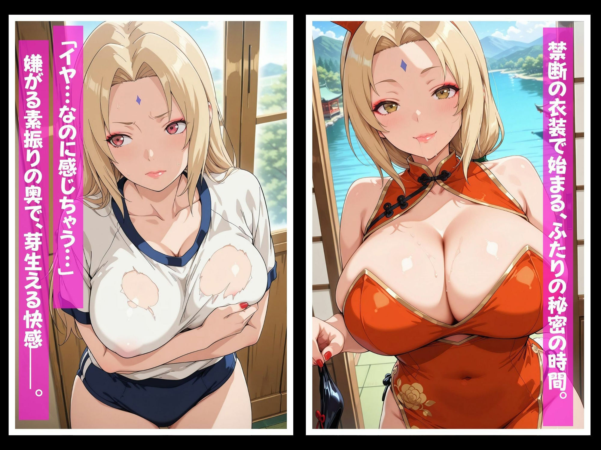 快感コスプレ部屋〜嫌がる彼女に着せてヤったら、何度もイッた〜綱手編〜 画像2