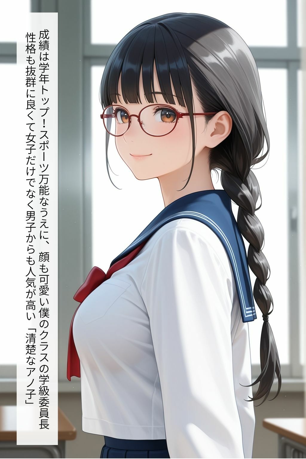 淫らな学級委員長〜清楚なアノ子がご奉仕（はーと）生搾り 画像1