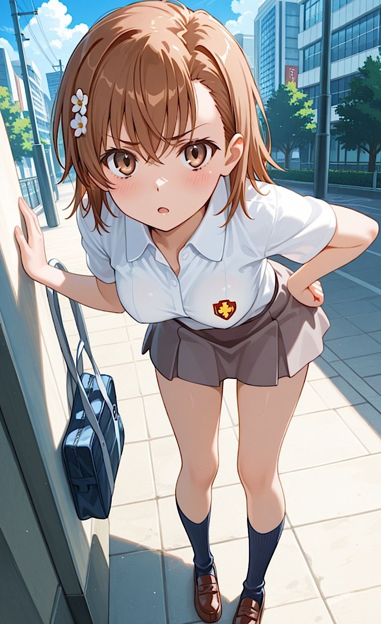 サンプル画像1:屈辱【とある御◯の痴●電車】ヴァージンキラー    あのレベル5の処女がついに痴●オヤジ達によって破られる！(紺のソックス) [d_699071]