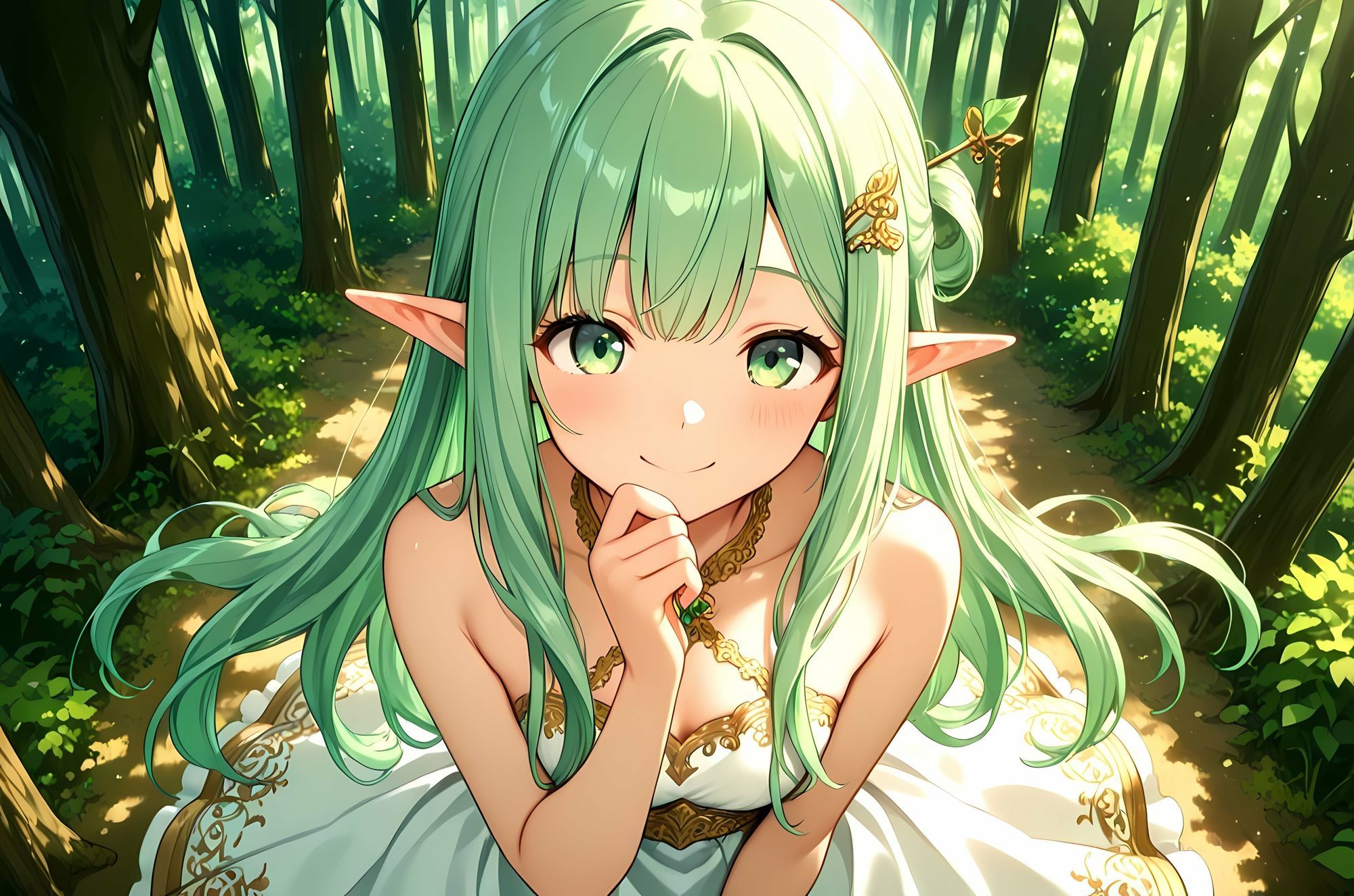 サンプル画像1:拾ったエルフがいつの間にか俺好みのエロ妻に成長していたお話 Part4 温泉編(ファンタジー同好会) [d_699223]