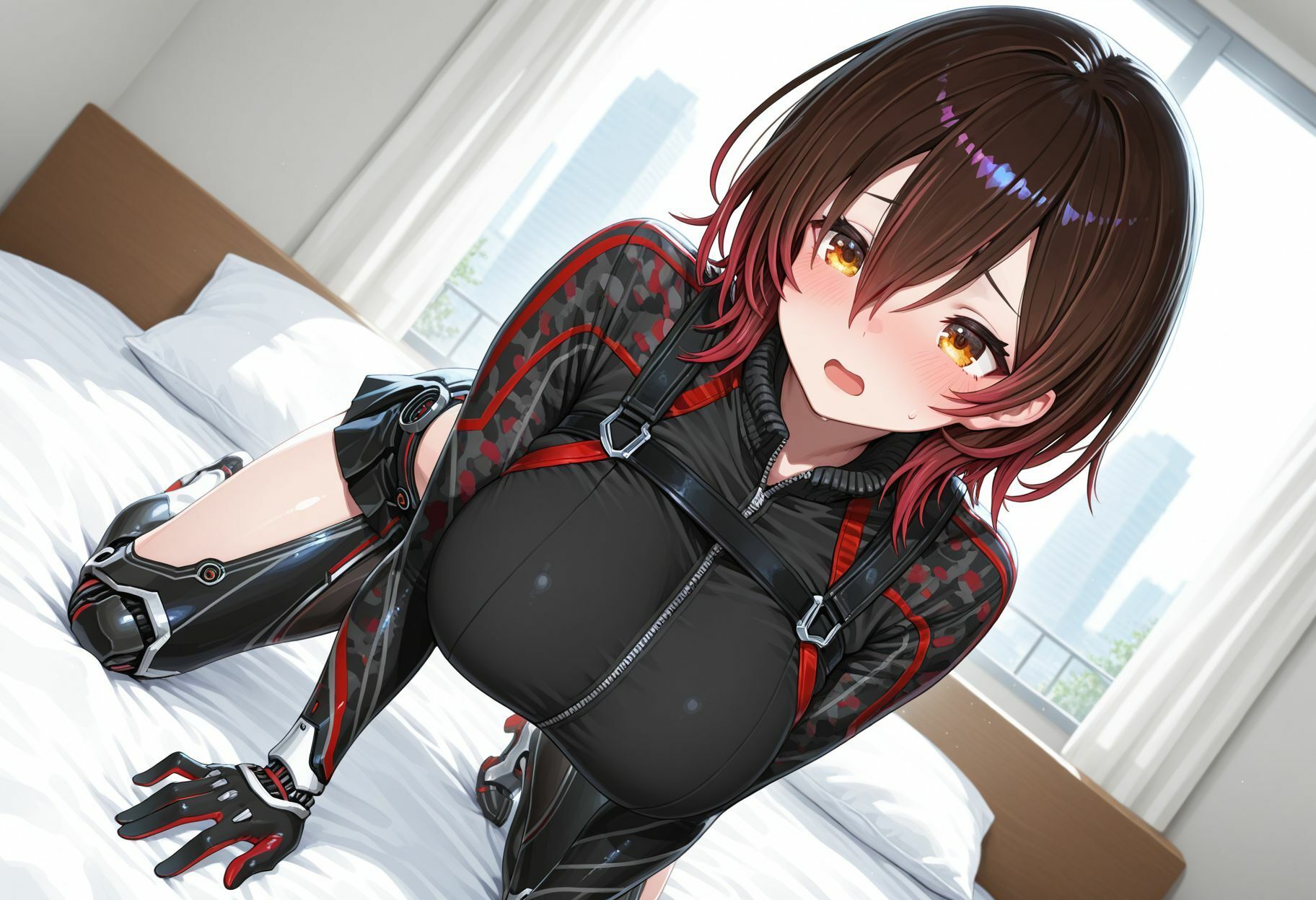 サンプル画像1:推しのVの中出し解禁日  〜ロ〇子さん編〜(Vtuberとイチャラブえっちするサークル) [d_699254]