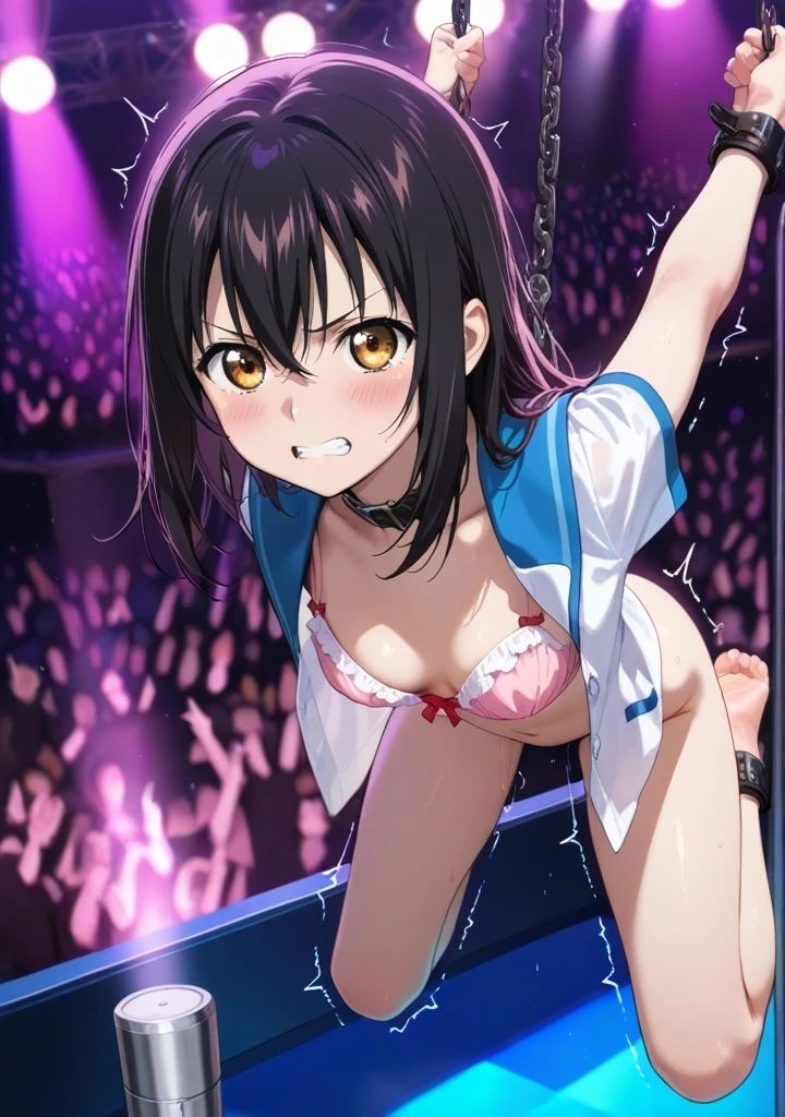 サンプル画像1:姫〇雪菜はある日囚われ、屈辱のショーに晒されてしまう(くうのAI工房) [d_699268]