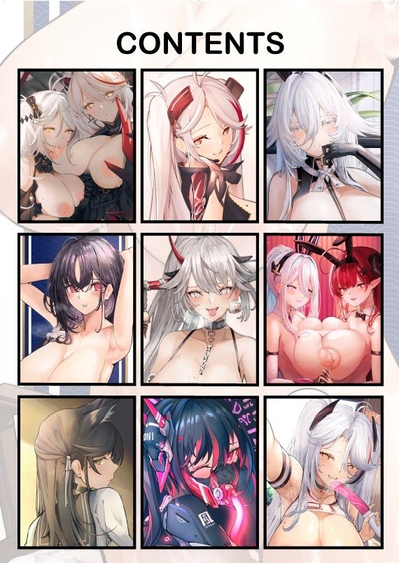 サンプル画像2:Azur Lane fanart collection3(くわい屋) [d_699292]