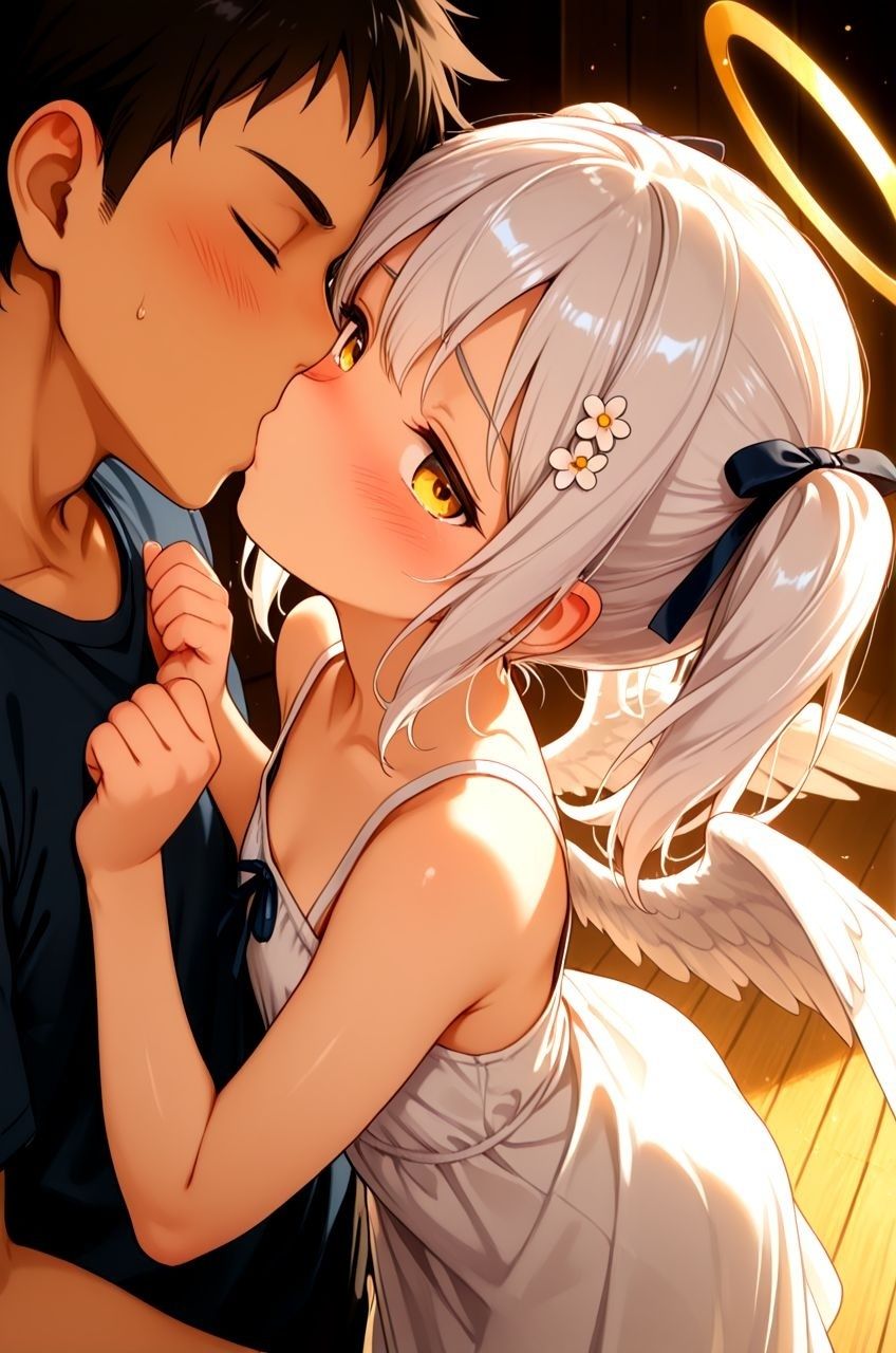 拾った見習い天使にエッチなこと教えたらドハマりしちゃっていつまでも天界に帰れるのに帰らないお話2