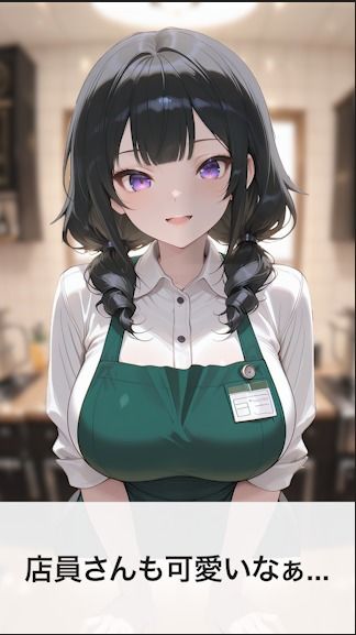 サンプル画像1:【高画質動画作品】激カワなカフェ店員さんが搾精してくれる話【6分】(MURAMURAシネマ) [d_699328]