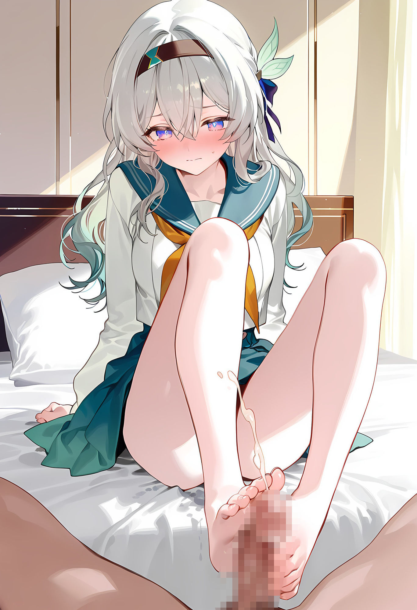 制服ホ◯ルとラブラブえっち 画像2