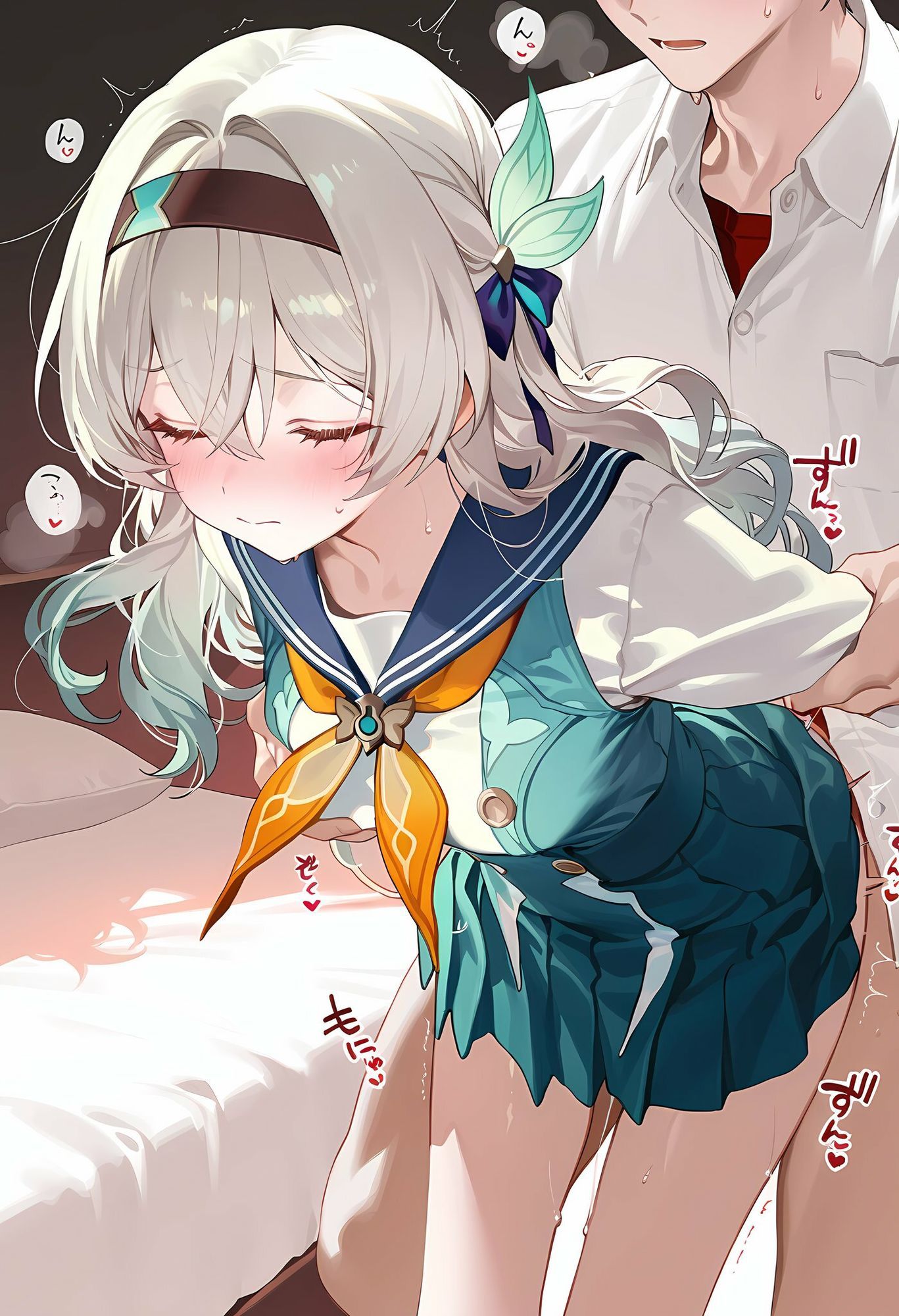 制服ホ◯ルとラブラブえっち 画像6