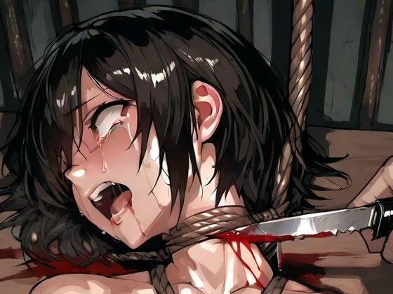 拷問実験3  -ナイフ切り裂き-