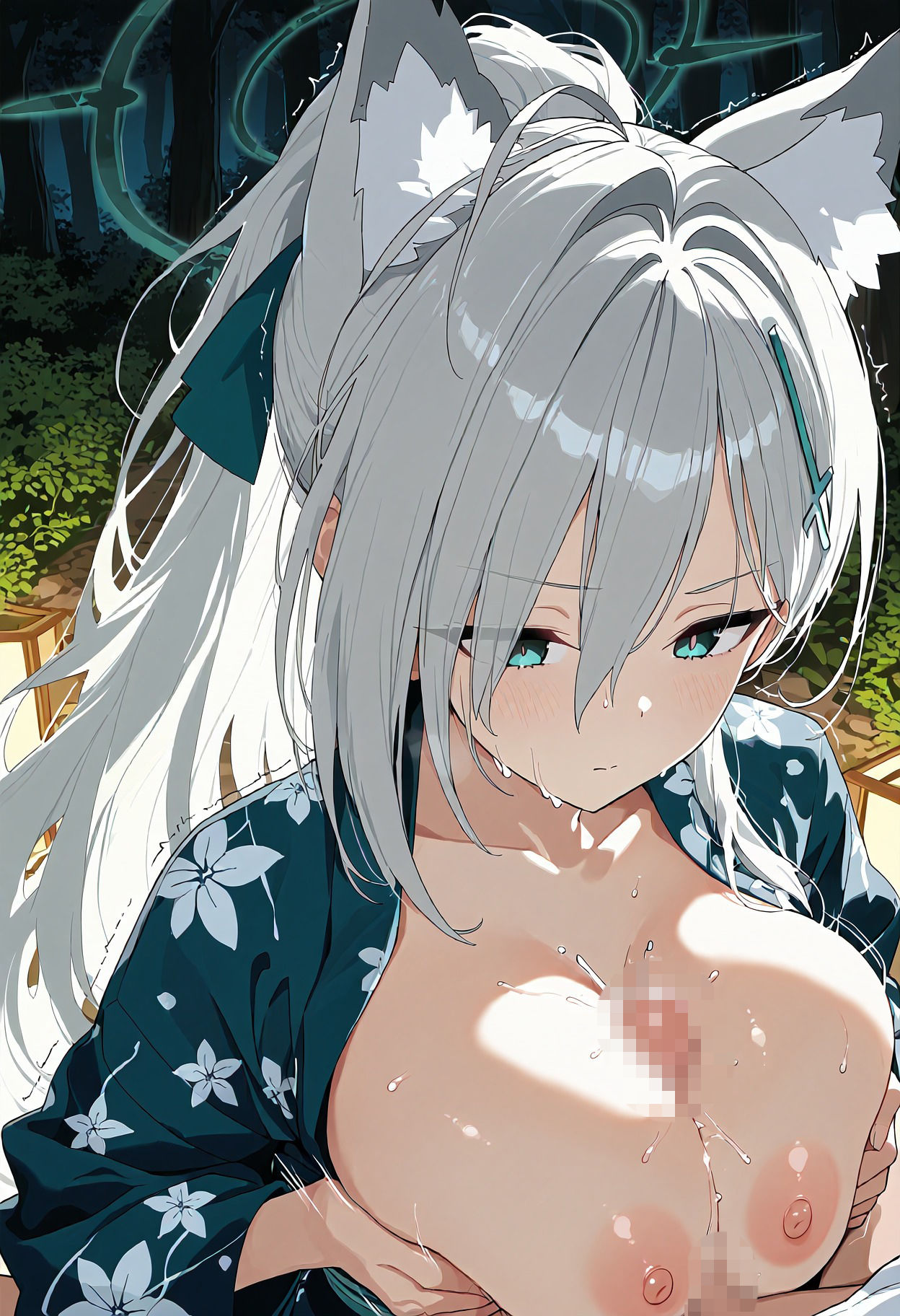 ブルー〇ーカイブ  ク〇コと浴衣えっち_2