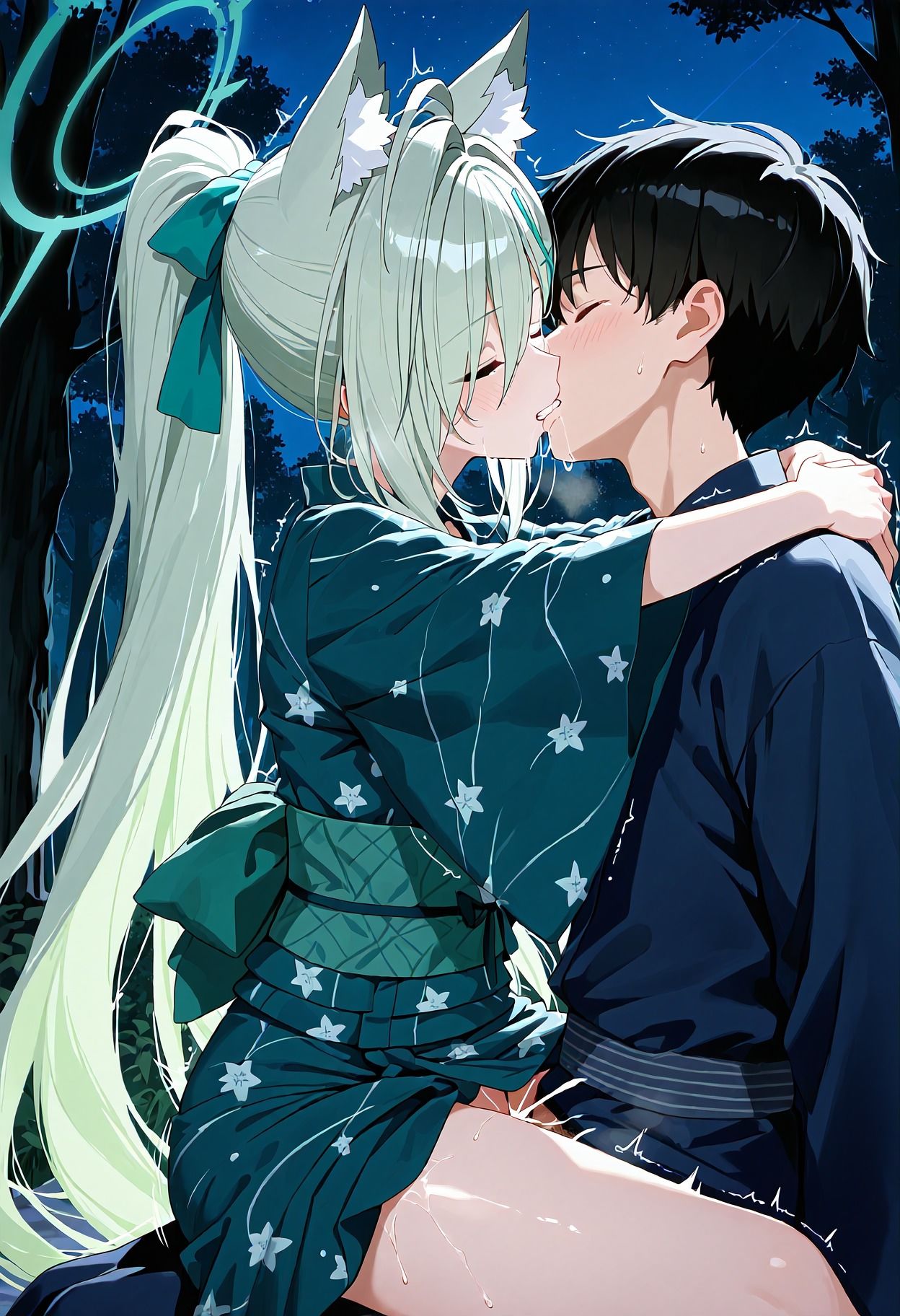 サンプル画像5:ブルー〇ーカイブ  ク〇コと浴衣えっち(おごとの社) [d_699475]