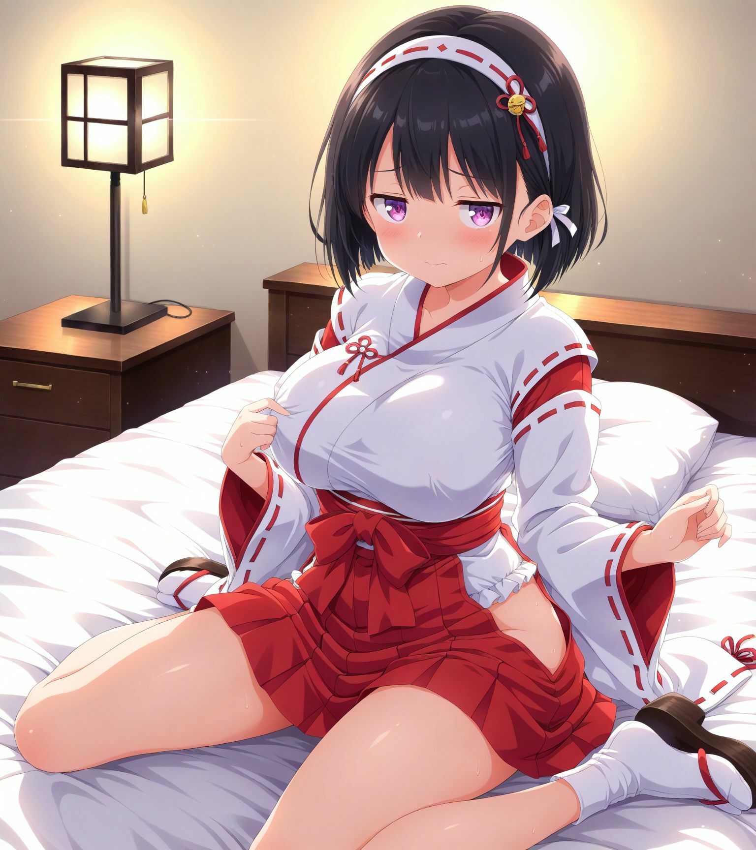 ジト目巫女さん〜大人の力で1日貸し切り〜 画像1