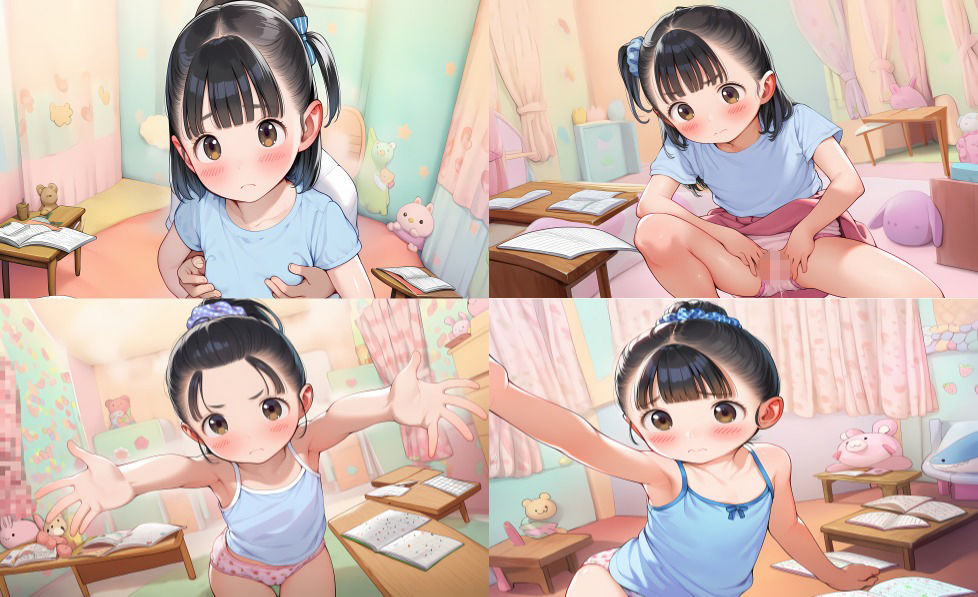 ひよこの即抜きプレイ！あなたは青赤どっちが好き！？ サンプル画像 8