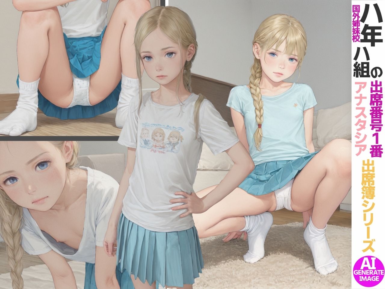 国外姉妹校八年ハ組の出席番号1番アナスタシア・モロゾワ エロ漫画2