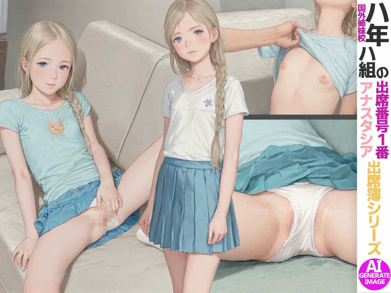 国外姉妹校八年ハ組の出席番号1番アナスタシア・モロゾワ エロ漫画5