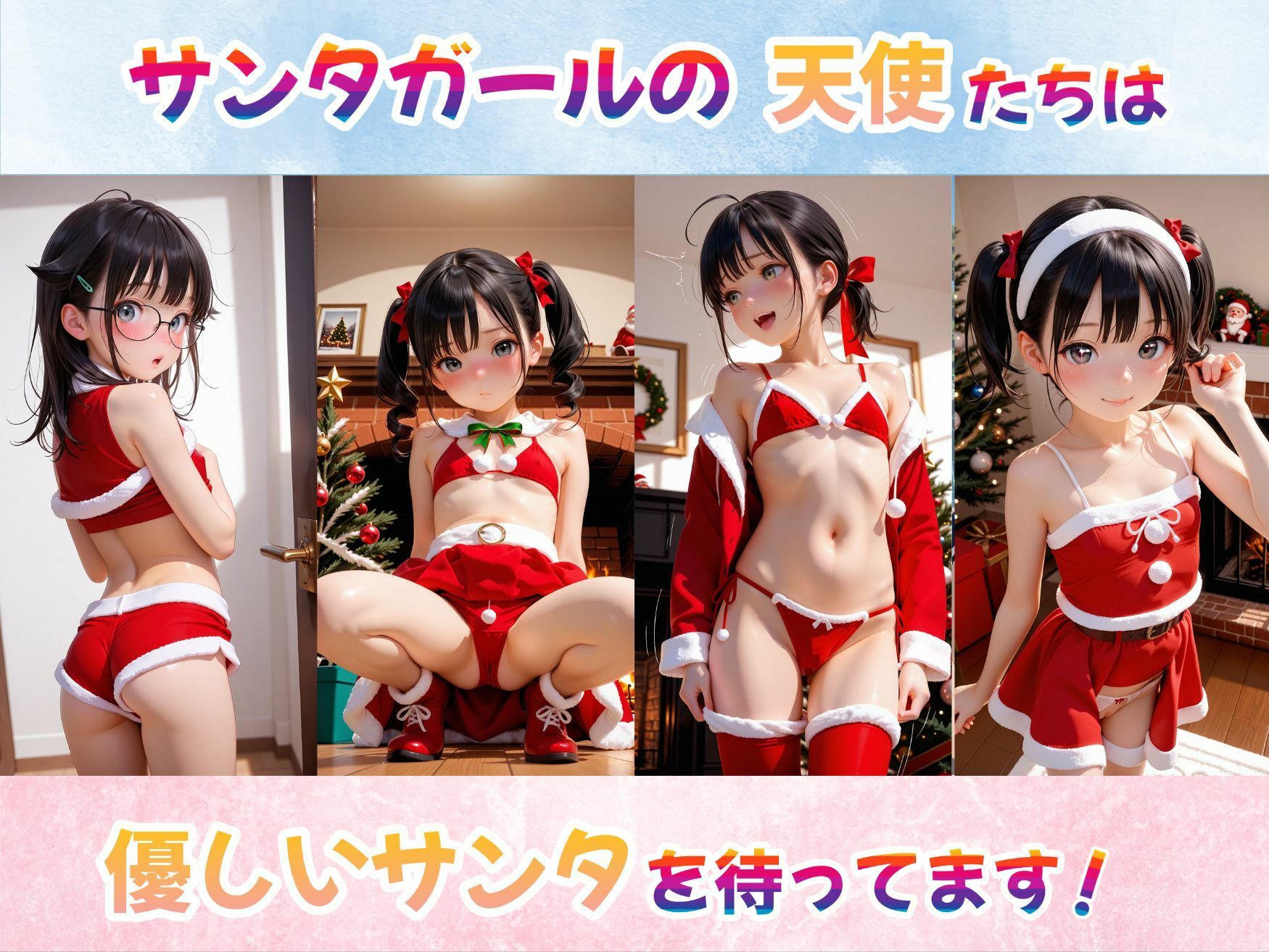ロリぱん！優しいサンタを待ってます！〜サンタガール コスプレ編〜 サンプル画像 2