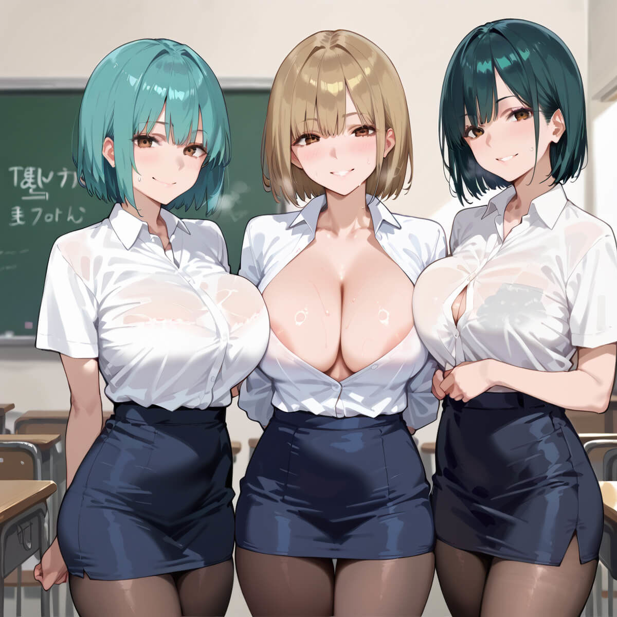 【PART1】教え子の視線に気づいた先生に放課後呼び出された 画像3