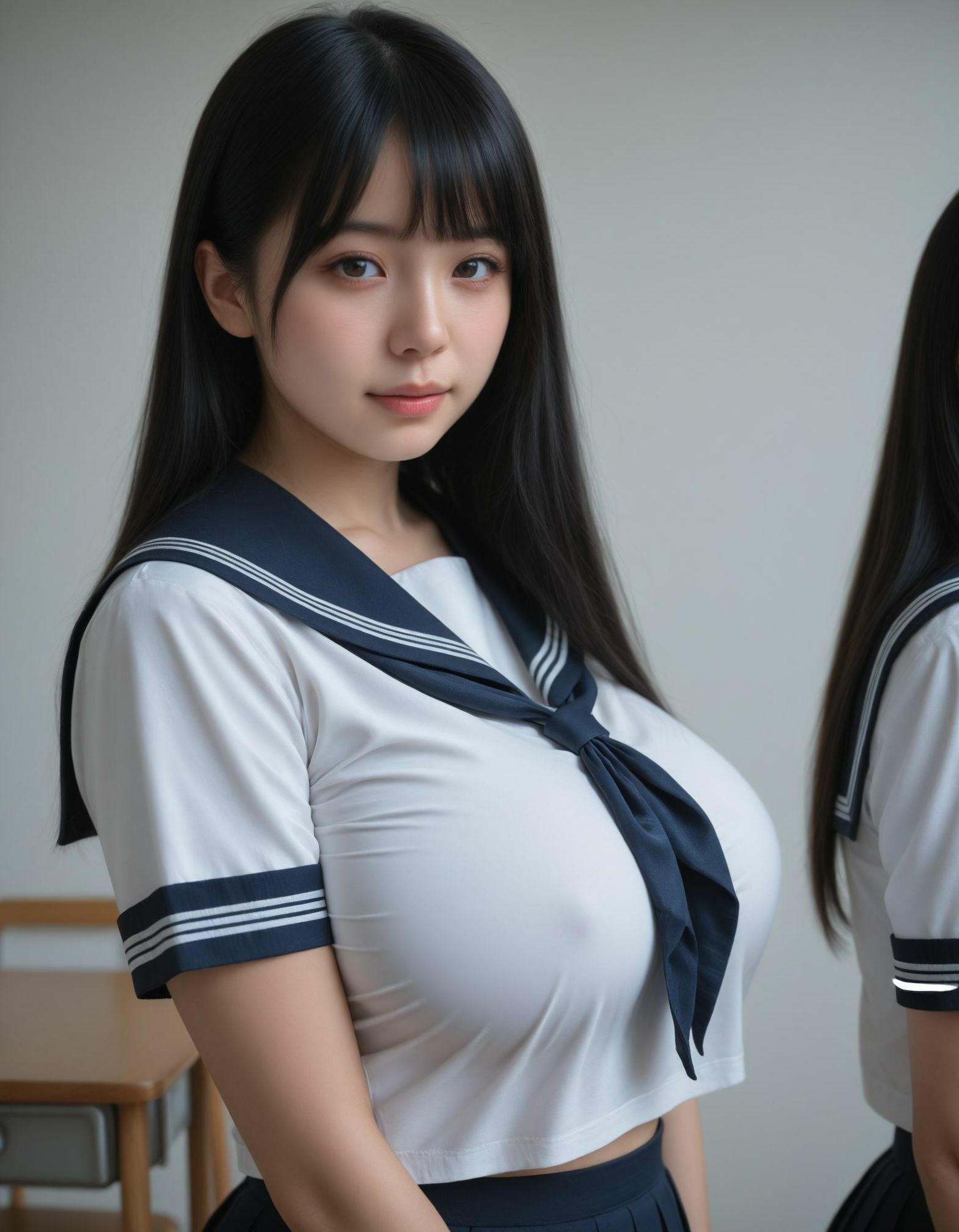 AI女子校生  教室でガチハメSEX 画像2