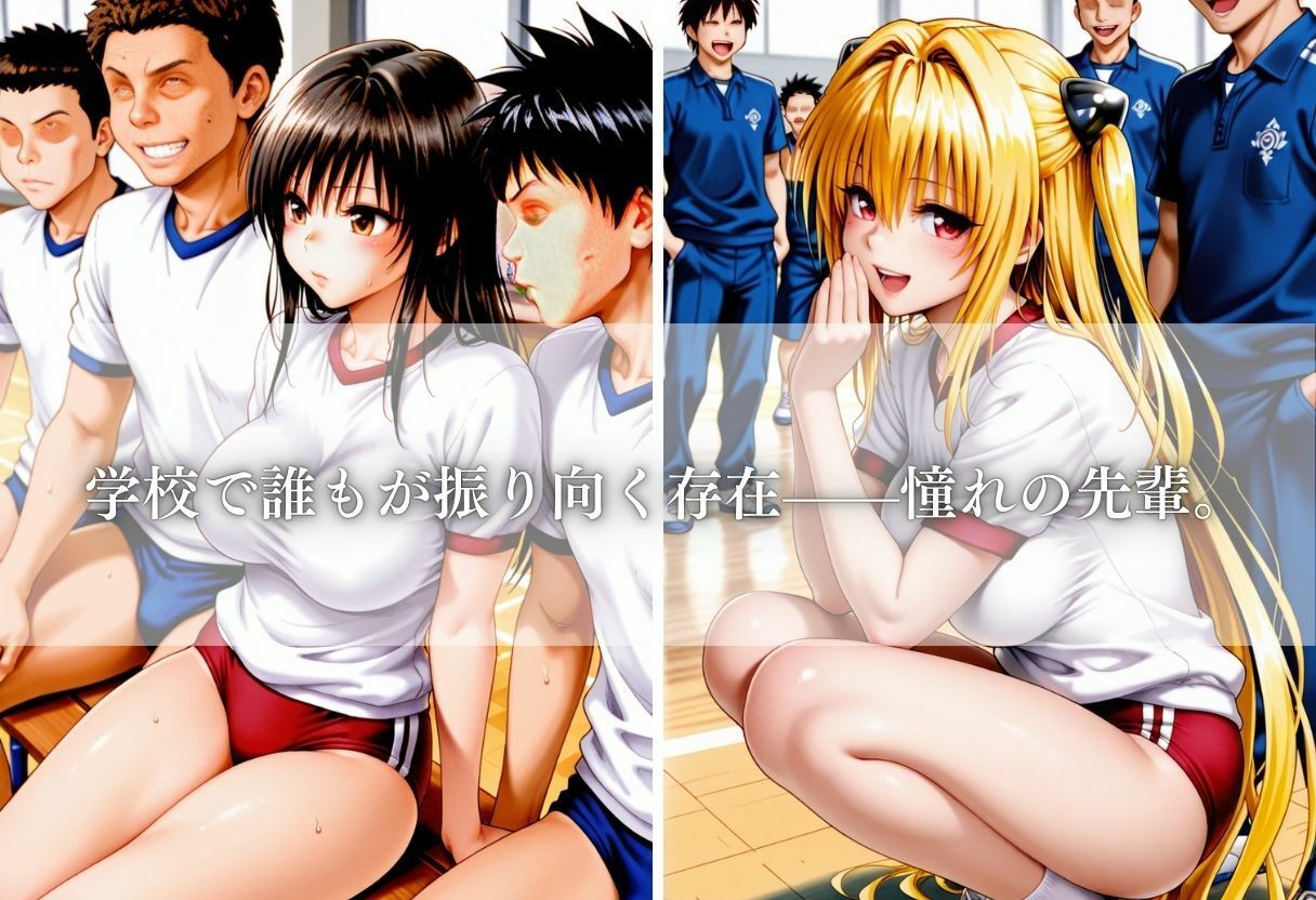 憧れの巨乳な先輩と乱れまくる話〜vol.2〜 画像1