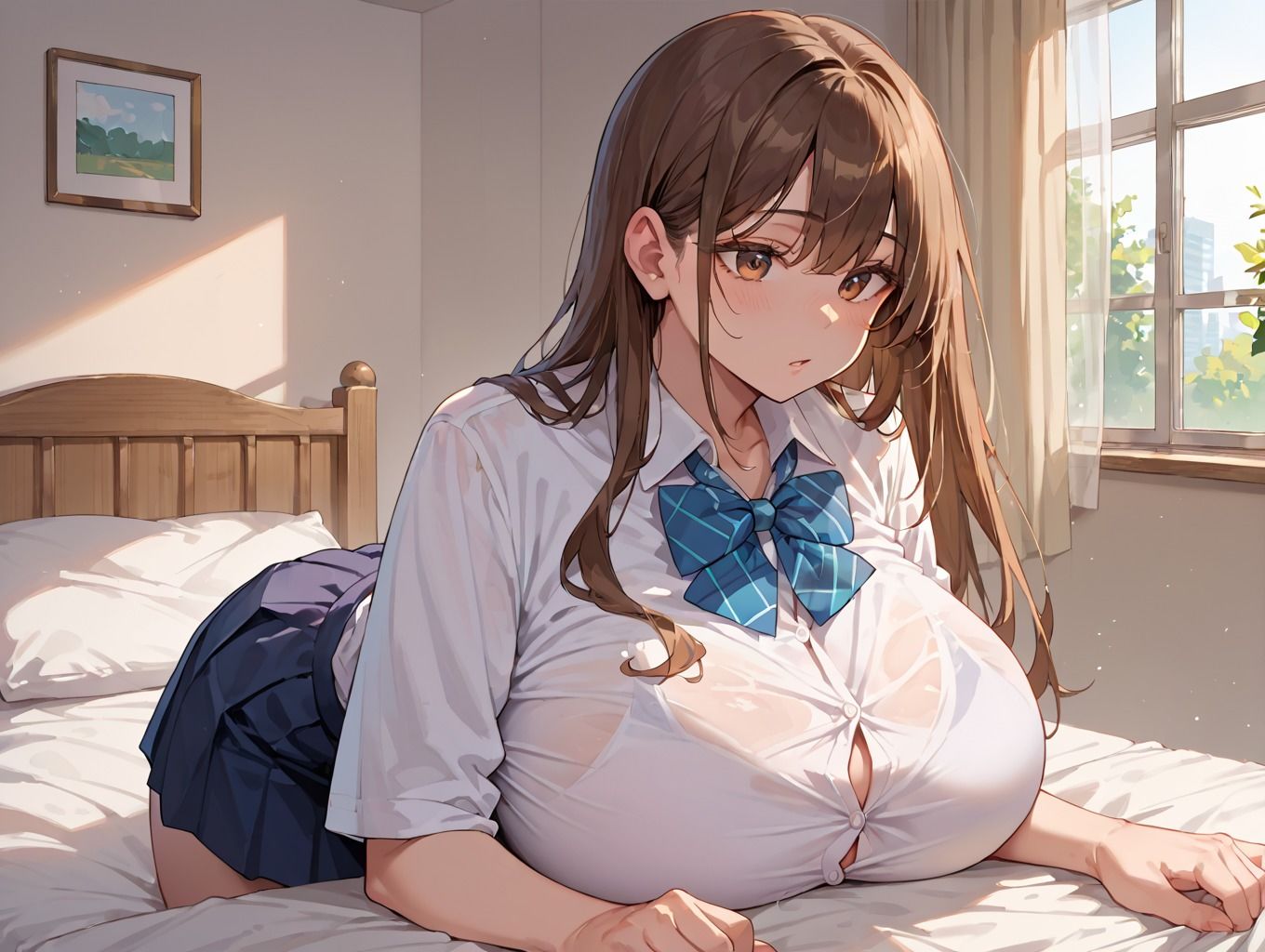 【爆乳〇校】進学校の月に一度のHな日 画像2