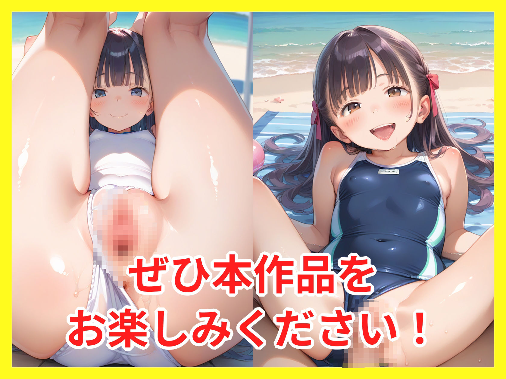 スク水少女中出し性交【スクール水着のロリっこ】 サンプル画像 10