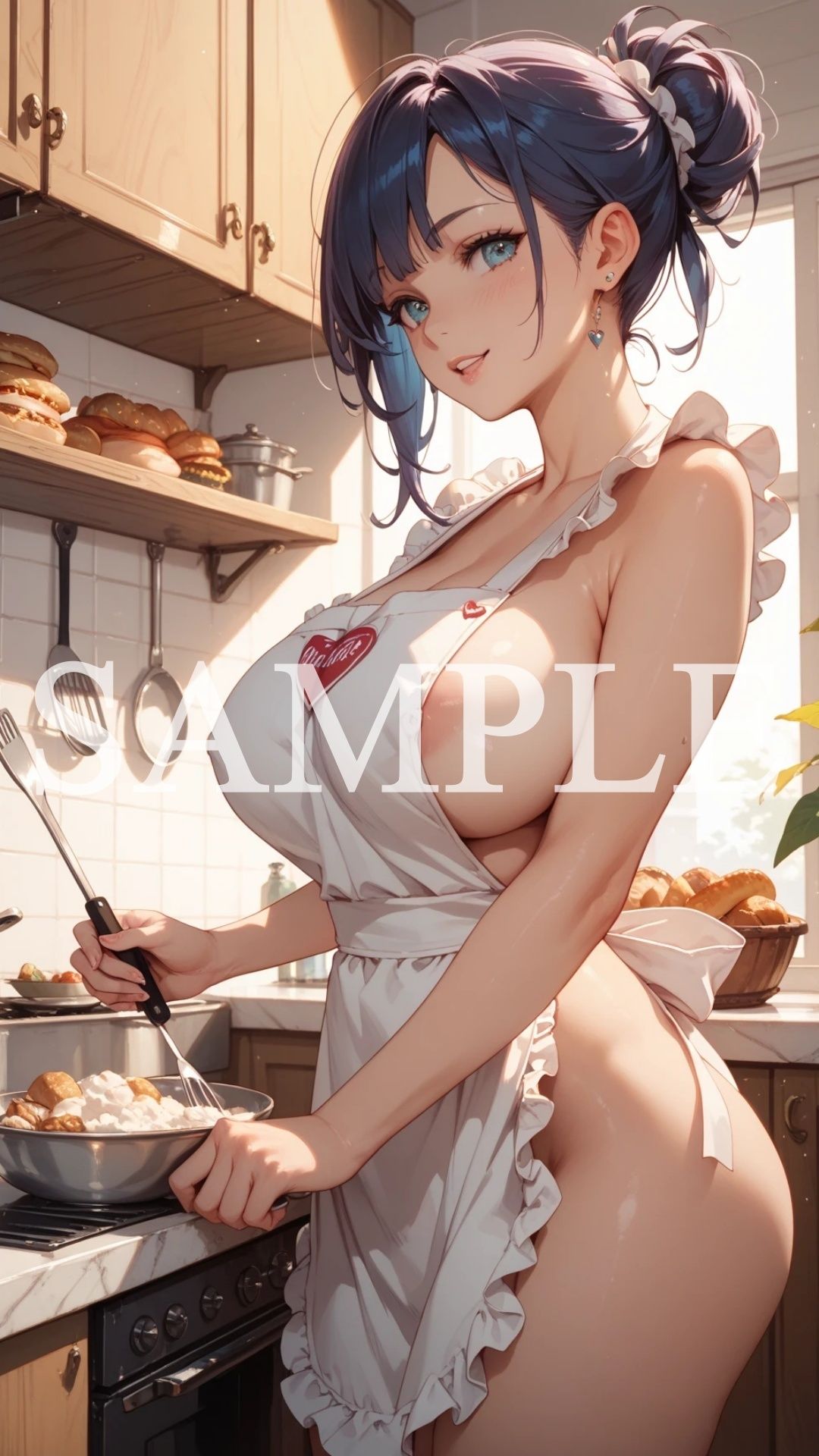 サンプル画像2:Naked Apron(Elegant AI Girls) [d_699786]