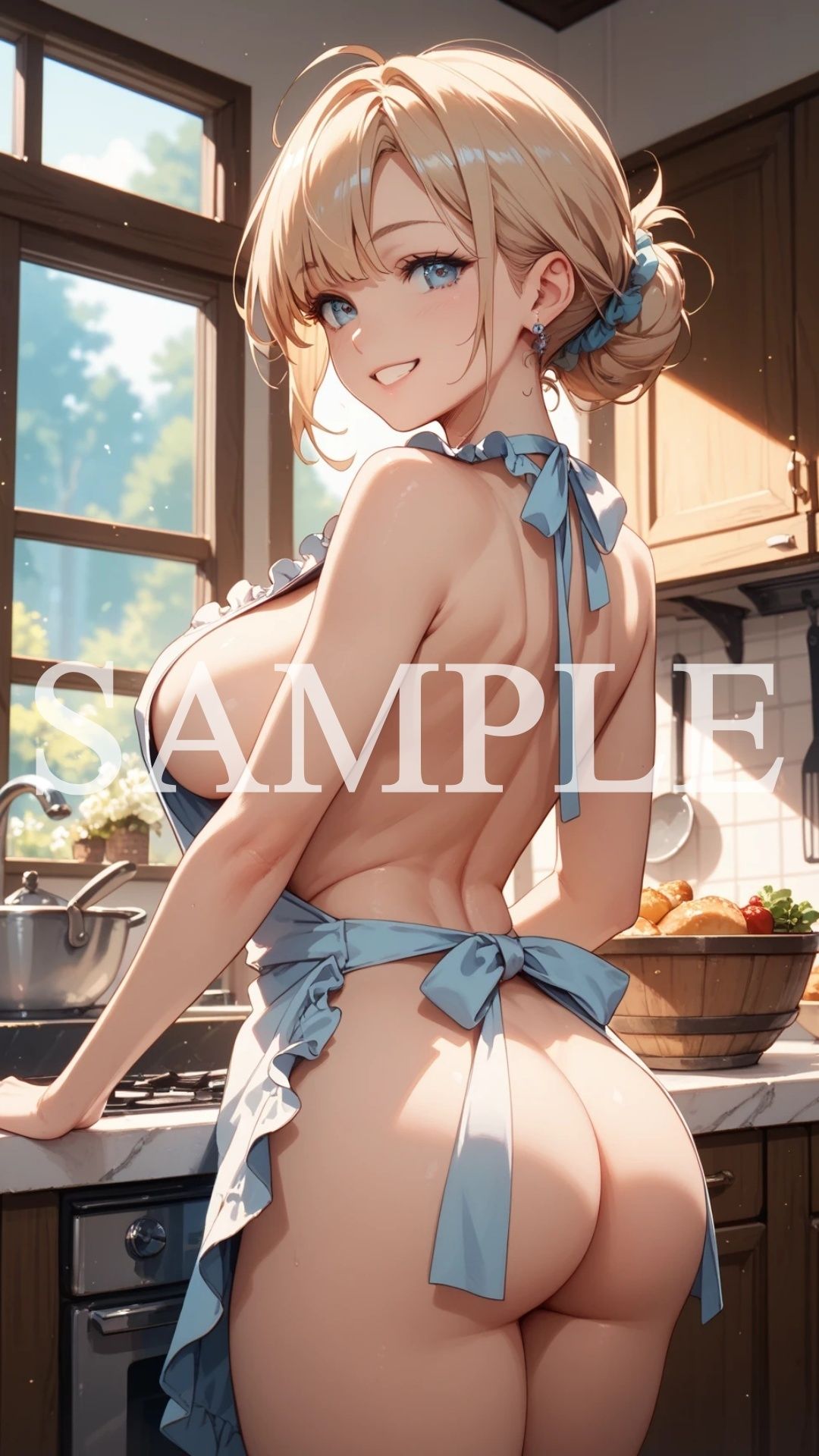 サンプル画像4:Naked Apron(Elegant AI Girls) [d_699786]