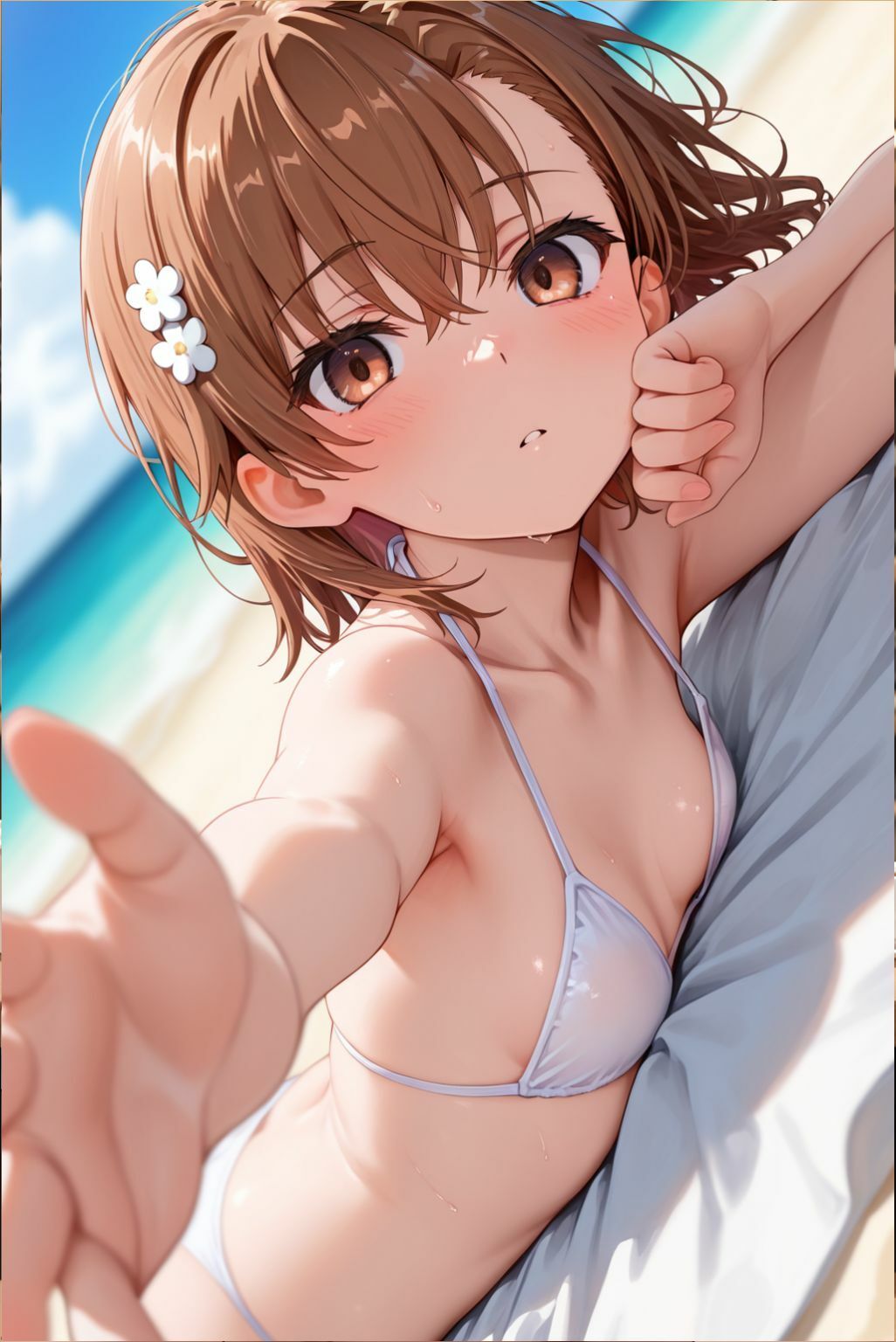 御坂美琴【とある科学の超電磁砲/とある魔術の禁書目録】セクシーコスプレ写真集vol.1（全500枚）5