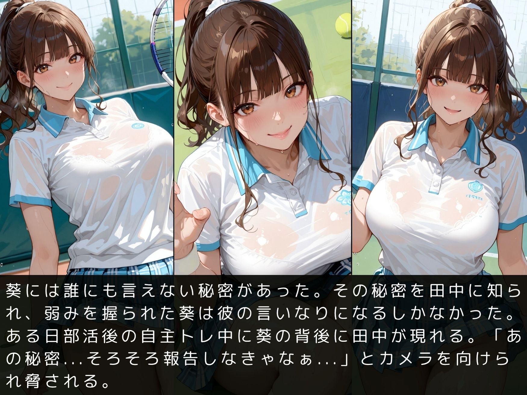 サンプル画像4:放課後の性指導 〜佐藤葵の禁断の記録〜部活編(mapuememaru) [d_699906]