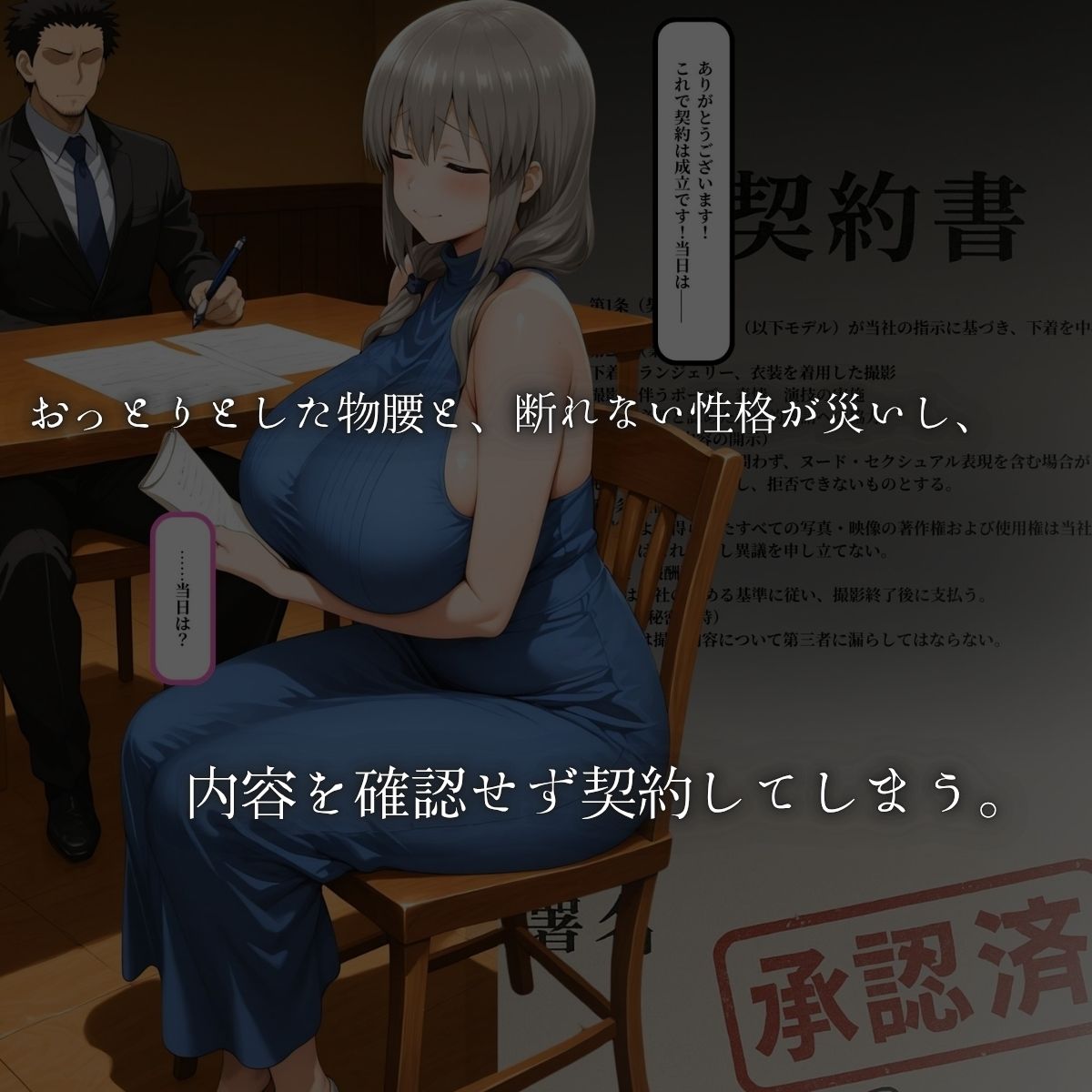 お母さんは押しに弱い！〜下着モデルのハズが実は乱交AV撮影だった〜 画像4