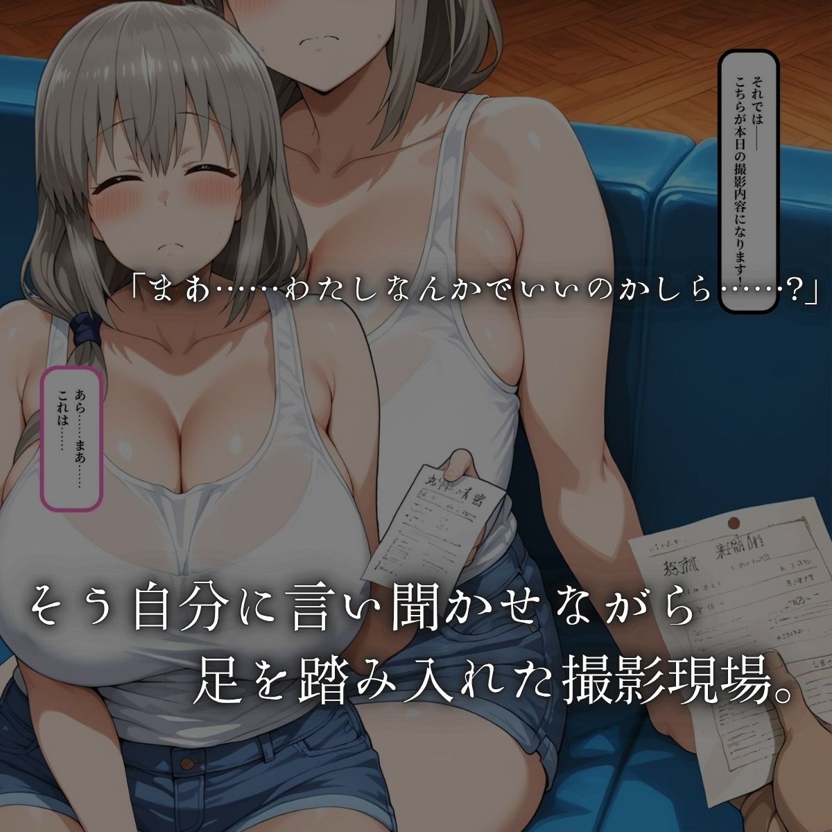 お母さんは押しに弱い！〜下着モデルのハズが実は乱交AV撮影だった〜 画像5