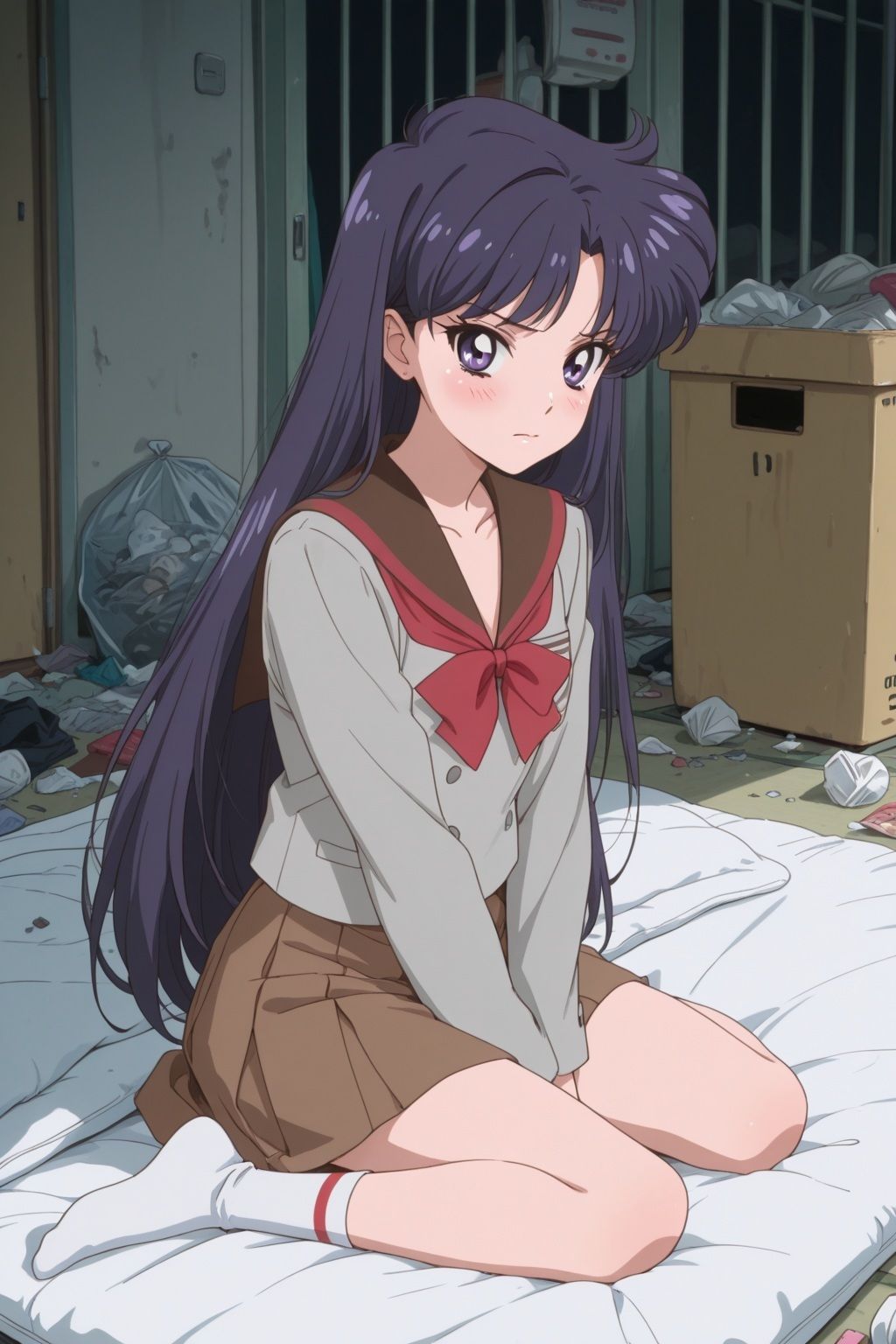 汚部屋に監禁され何度も種付けされて セー●ーマーズ 火野れい 画像1