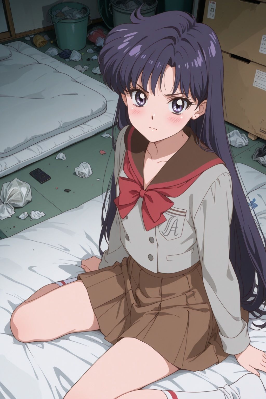 サンプル画像2:汚部屋に監禁され何度も種付けされて セー●ーマーズ 火野れい(ひとつなぎの秘宝館) [d_700135]