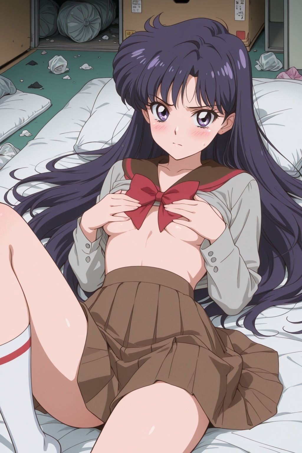 サンプル画像4:汚部屋に監禁され何度も種付けされて セー●ーマーズ 火野れい(ひとつなぎの秘宝館) [d_700135]