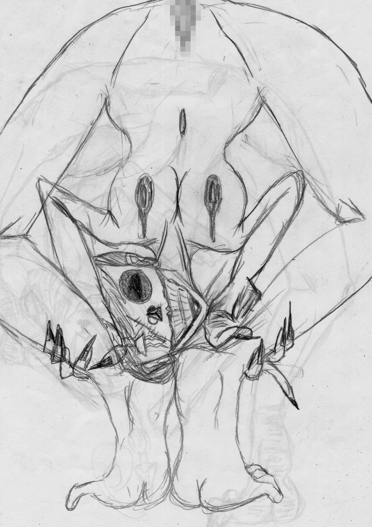 黒よりも黒いエロティックホラー黒戯絵集「マネキンポーズ11」 画像6