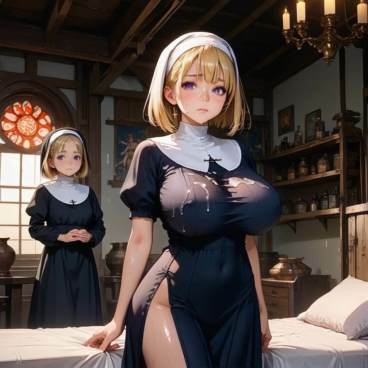 サンプル画像5:禁欲中の修道女たちの性生活  第5弾(ひきこもり会) [d_700389]