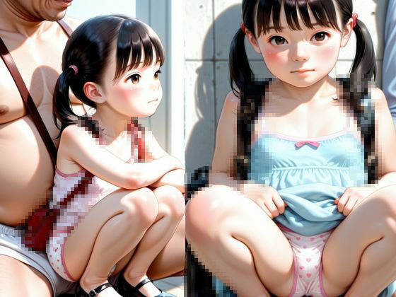 ちっぱい×ラ〇ドセル少女ーー中年チ〇ポを求める中出し種付けプレス サンプル画像 2