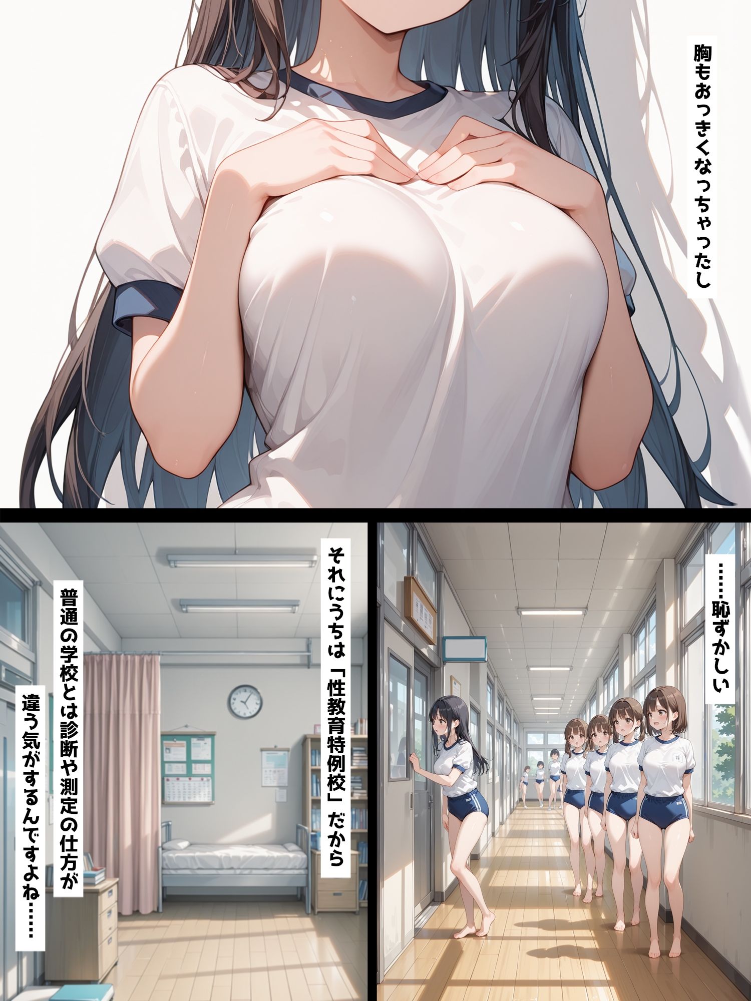 サンプル画像2:性教育学園X やりまくり！健康診断編1 vol.48【セリフ入有】(彗星レコード) [d_700619]