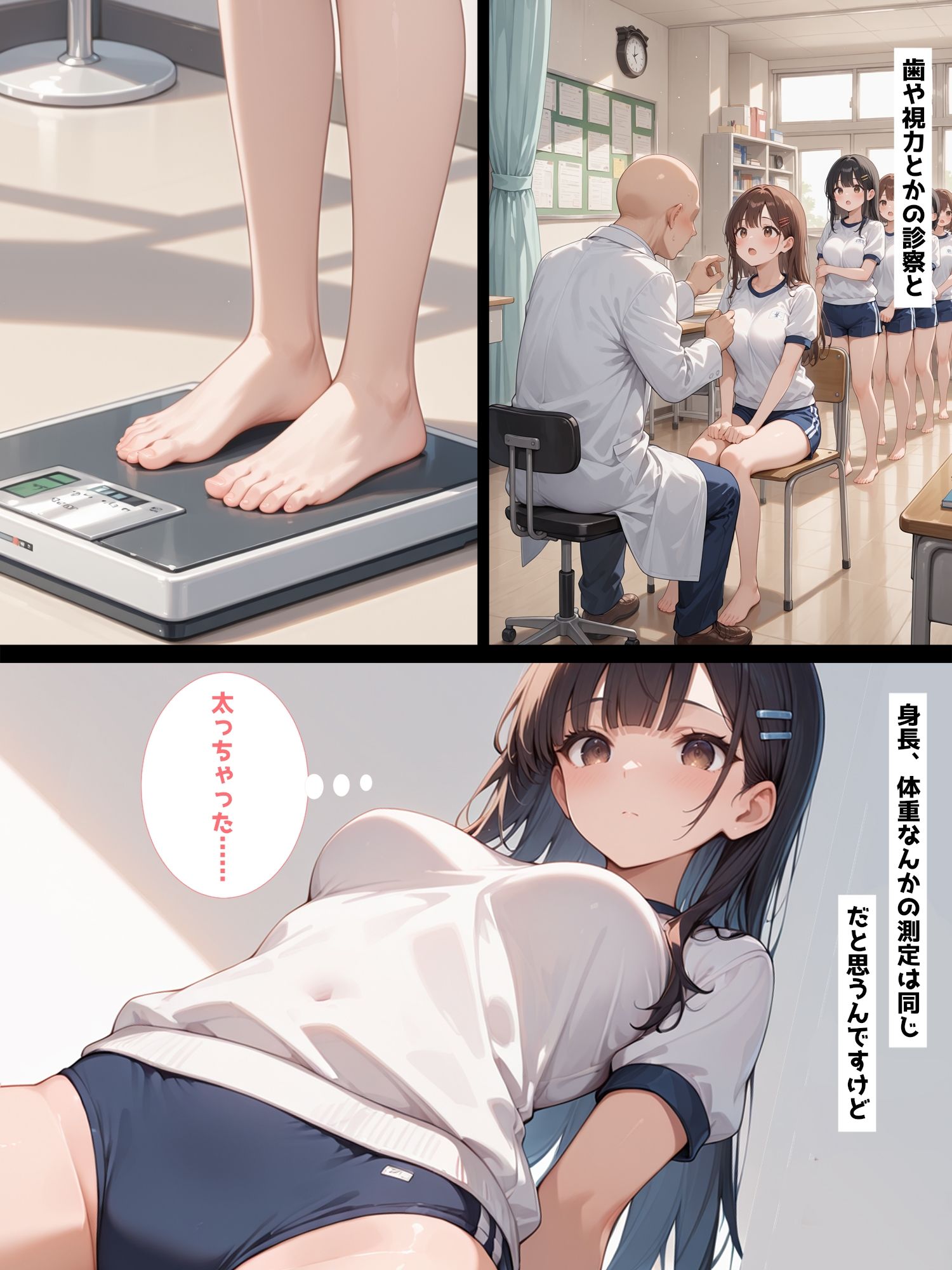 サンプル画像3:性教育学園X やりまくり！健康診断編1 vol.48【セリフ入有】(彗星レコード) [d_700619]