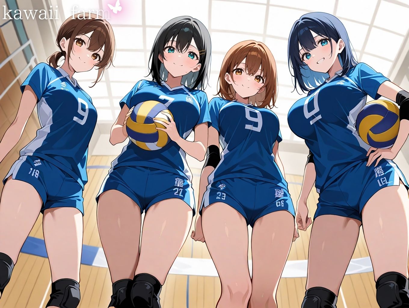 サンプル画像1:性欲まみれ バレー部ver.(かわいいファーム) [d_700664]