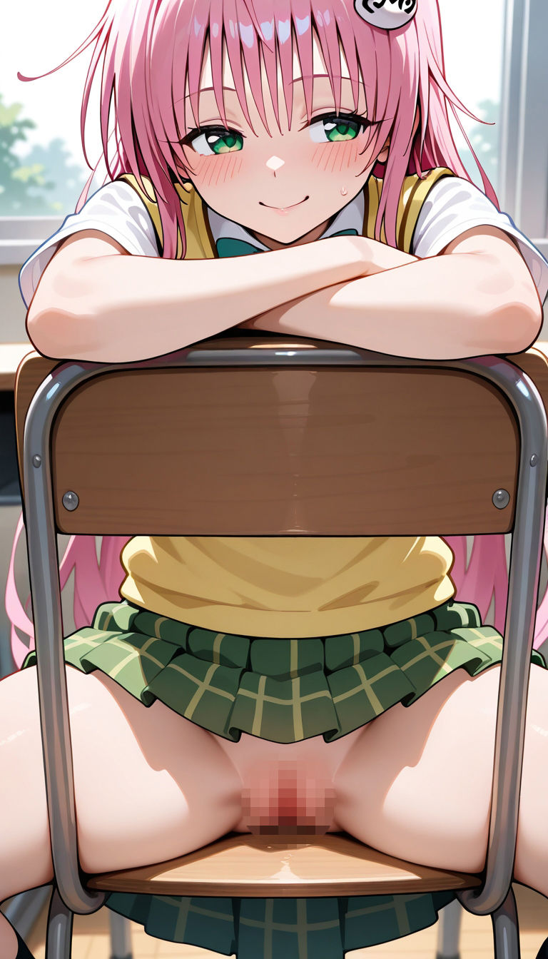 サンプル画像3:前の席のあの娘がすごいノーパンアピールしてくるラ〇＆ヤ〇編(ドットいっこぶん) [d_700680]