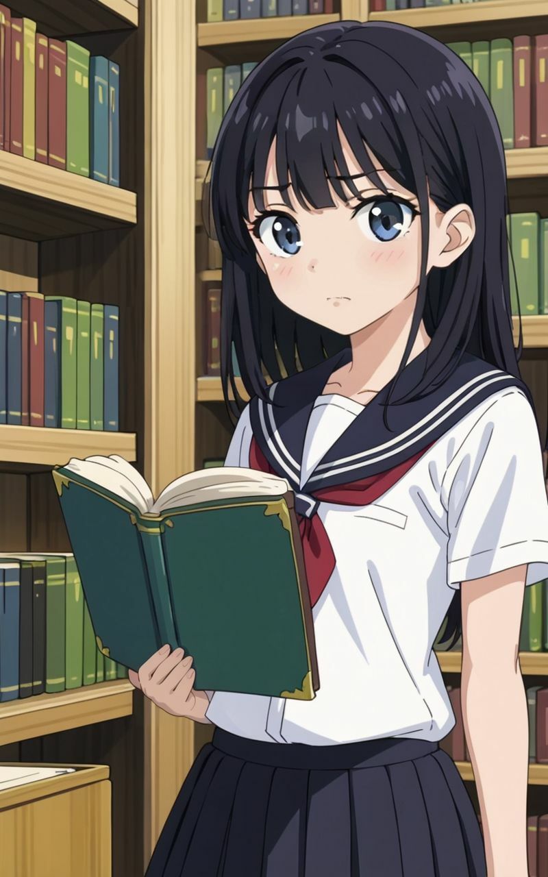 声の出せない状況で何度もイカされ図書室で快楽堕ちする委員長 サンプル画像 3