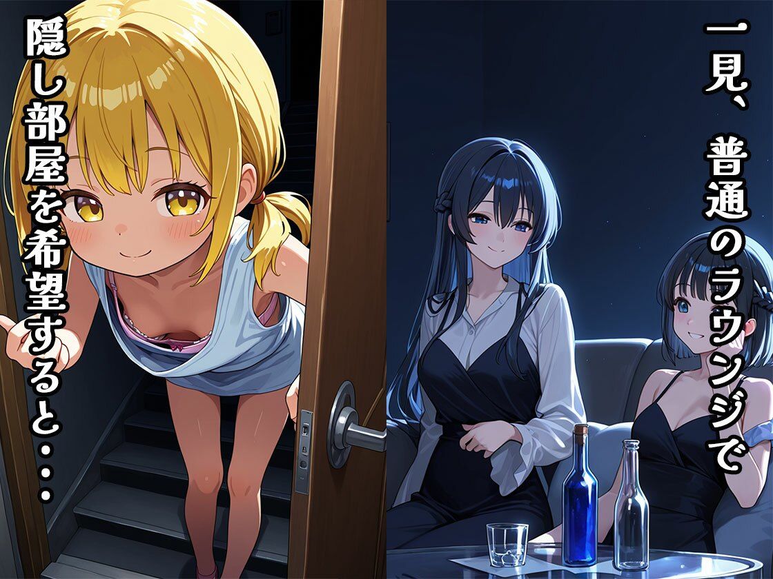 このラウンジには秘密の隠し部屋がある（CG100枚） サンプル画像 2