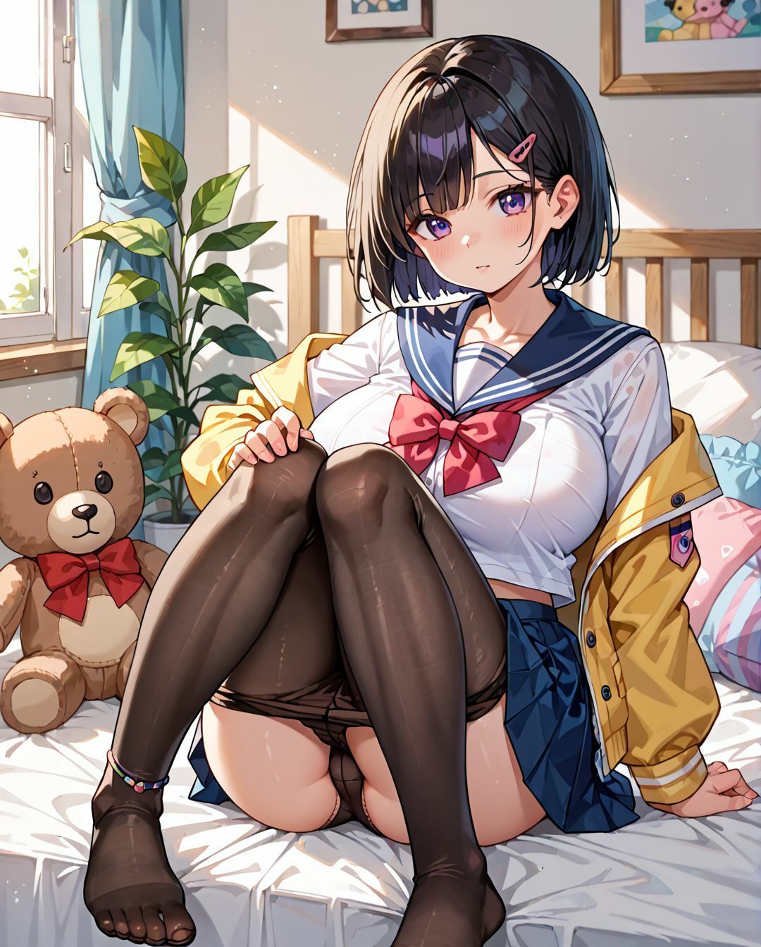 【爆乳彼女】JK彼女の大人までの秘密の変態日記 画像1