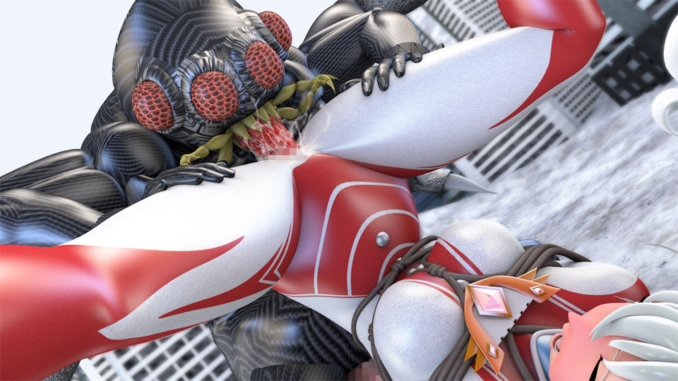 サンプル画像2:光の女神メロディナVSキンバクーモ星人(四次元少女ネオス) [d_701221]