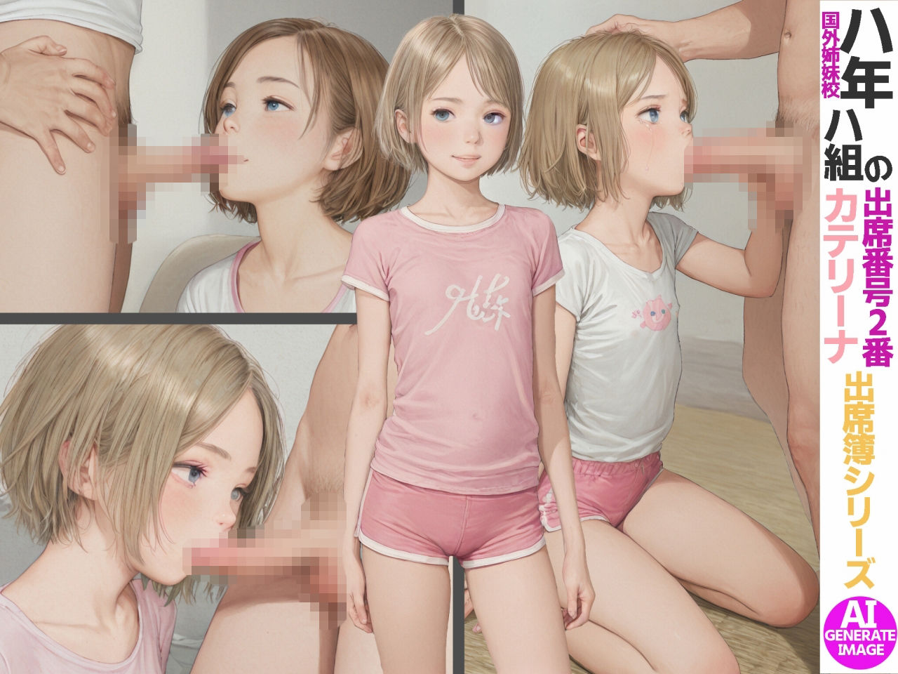 国外姉妹校八年ハ組の出席番号2番カテリーナ・スミルノワ エロ漫画4