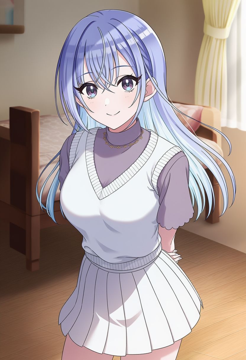 サンプル画像1:美少女アイドルと子作り（鈴〇羽那編）(skin_head) [d_701275]